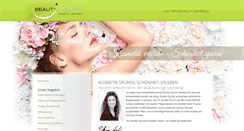 Desktop Screenshot of beautylounge-leonberg.de